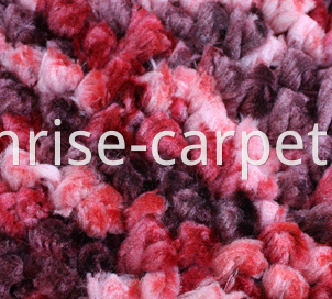 Space Dyed Thick Yarn Carpet Rug